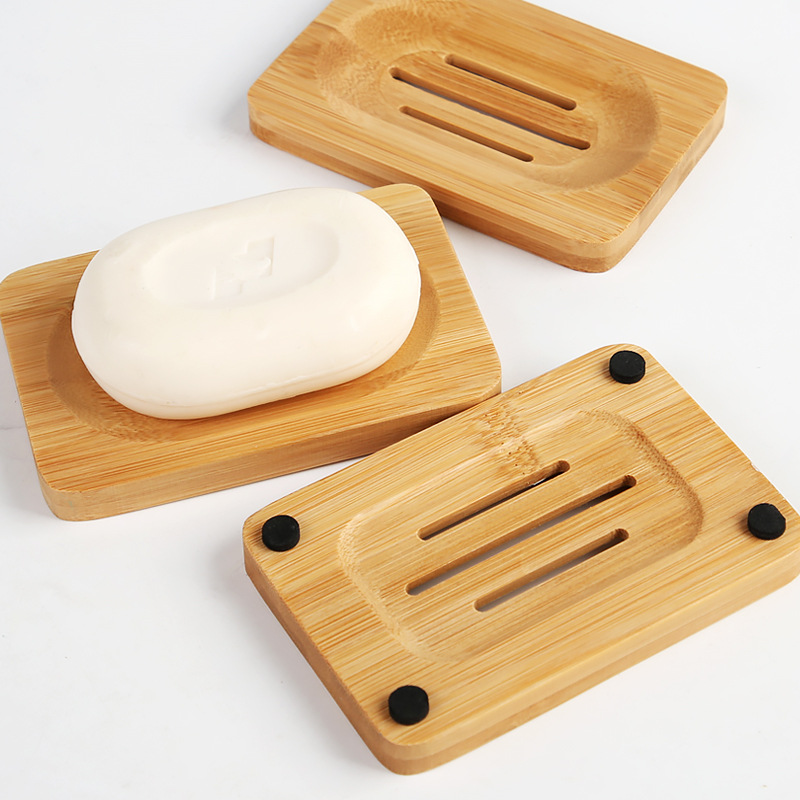 Bamboo Cutlery - 1 pc saboneteira de madeira de