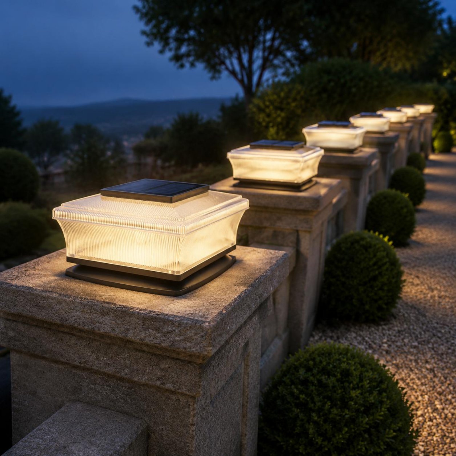 Solar Garden Light - Luz Solar para Poste Sem Fio,