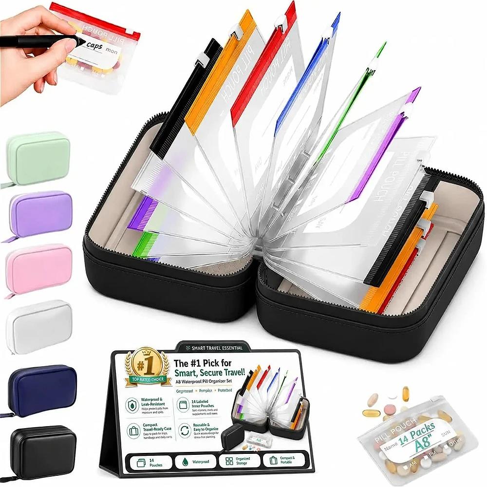 Reusable Bag - Organizador Semanal de Comprimidos 7/14, à