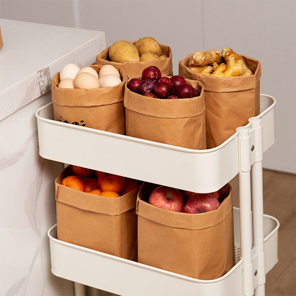 Reusable Bag - Saco de Papel Kraft Reutilizável de
