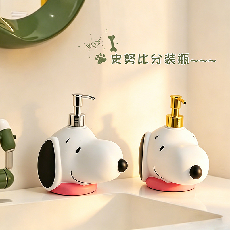 Eco Soap - Dispensador de Sabonete Kawai Cartoon Snoopy