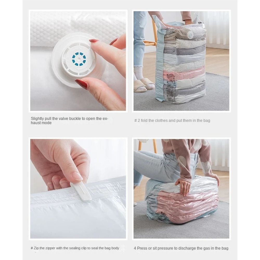Reusable Bag - Sacos de Armazenamento a Vácuo Press
