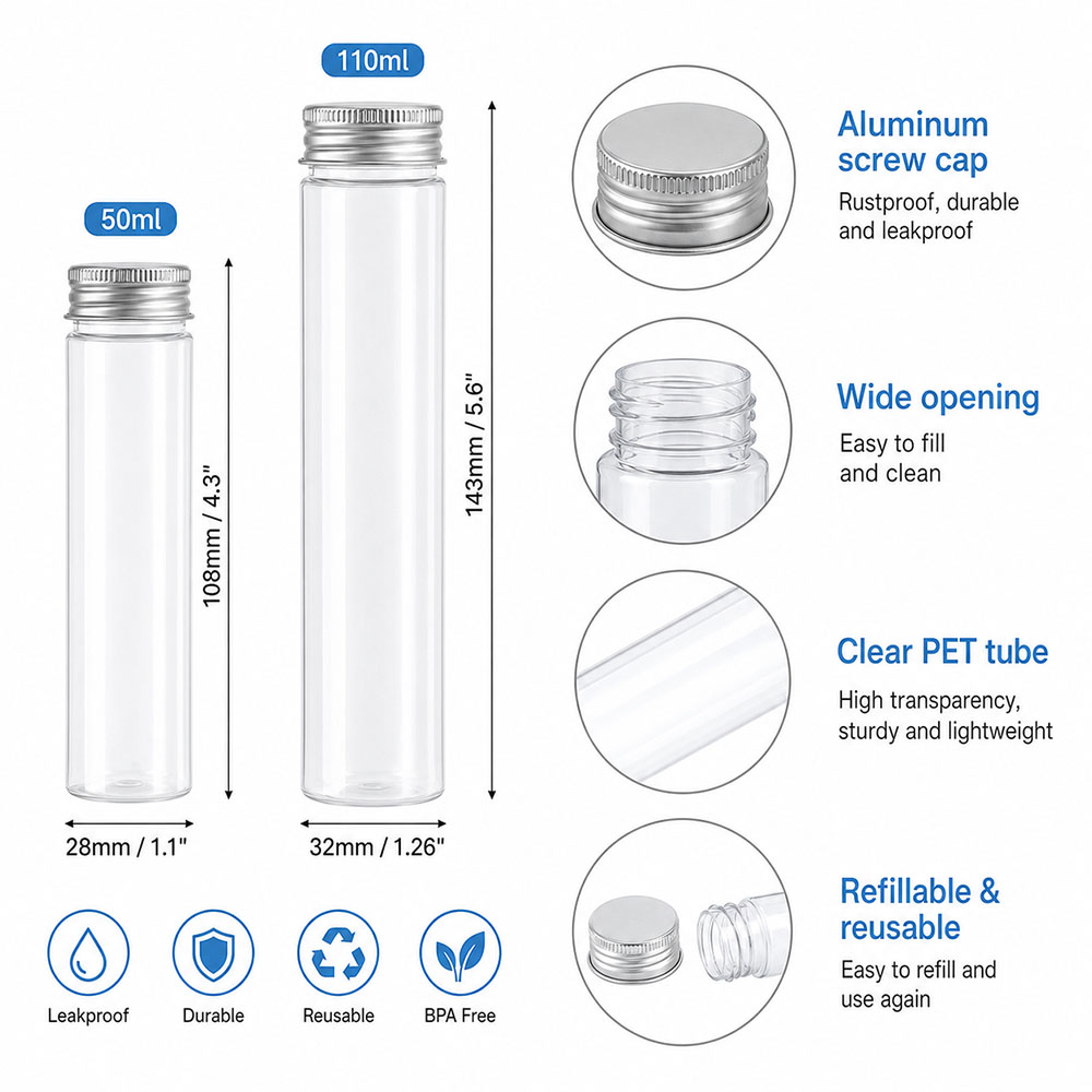 20 peças de tubos planos trans - Reusable Bottle avaliação e preço