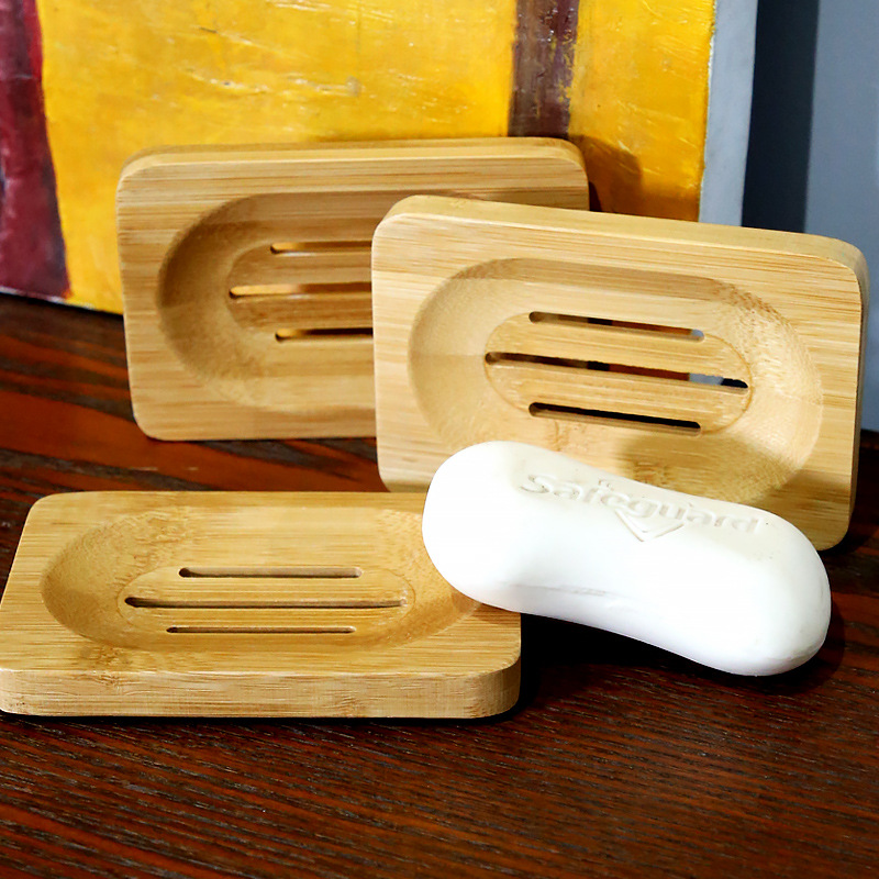 1 pc saboneteira de madeira de - Bamboo Cutlery avaliação e preço