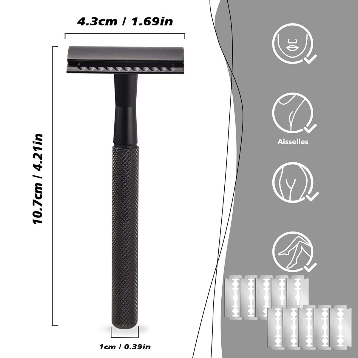 Navalha de Segurança Masculina - Safety Razor Handle avaliação e preço