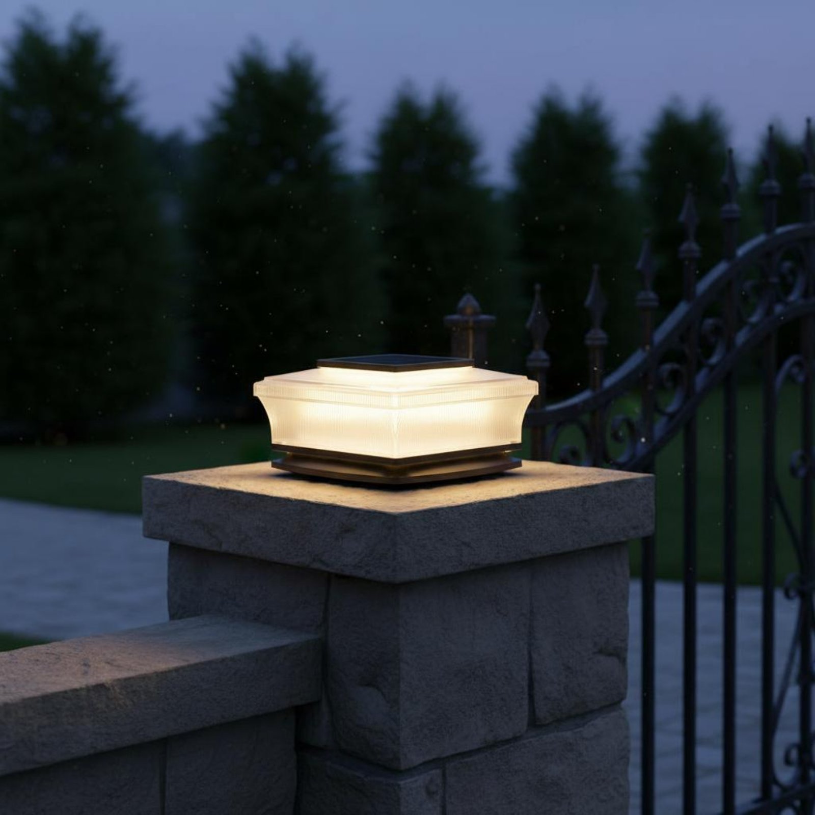 Luz Solar para Poste Sem Fio,  - Solar Garden Light avaliação e preço