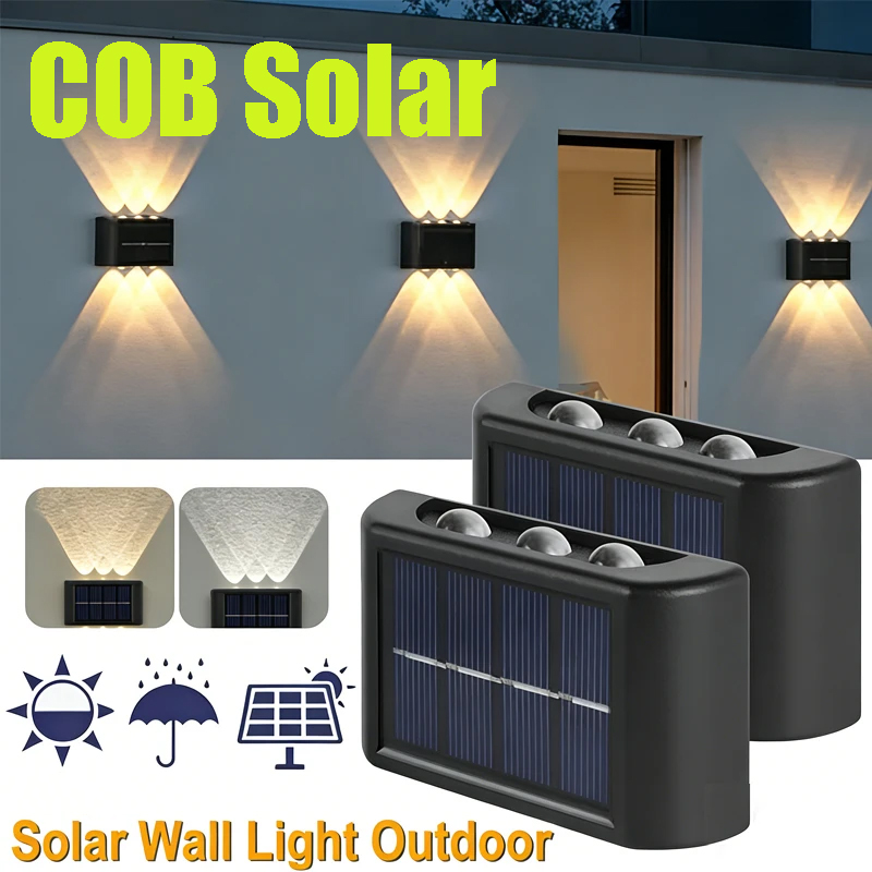 Lâmpada Solar COB para Parede, - Solar Garden Light avaliação e preço