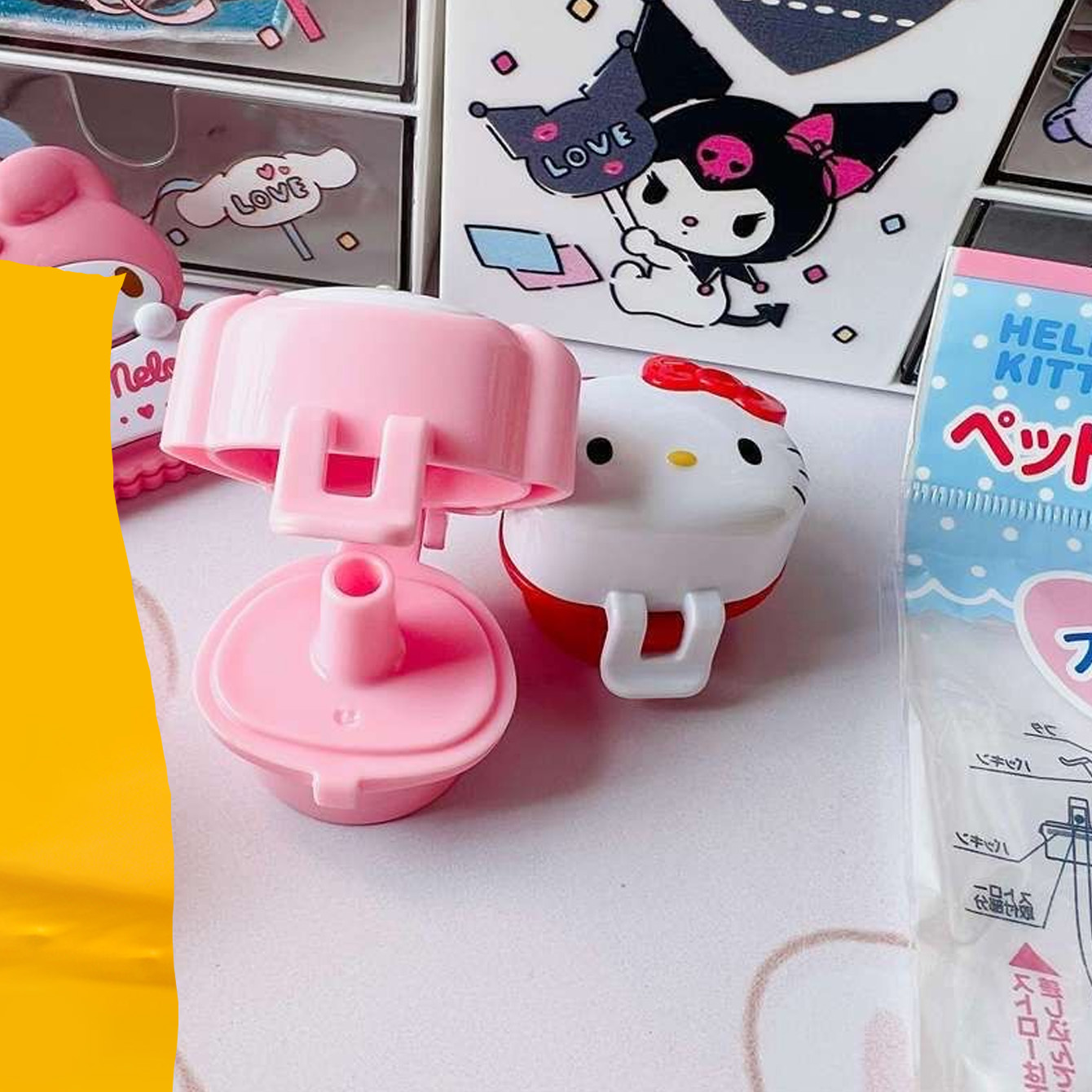 Tampa Reutilizável Hello Kitty - Reusable Straw avaliação e preço
