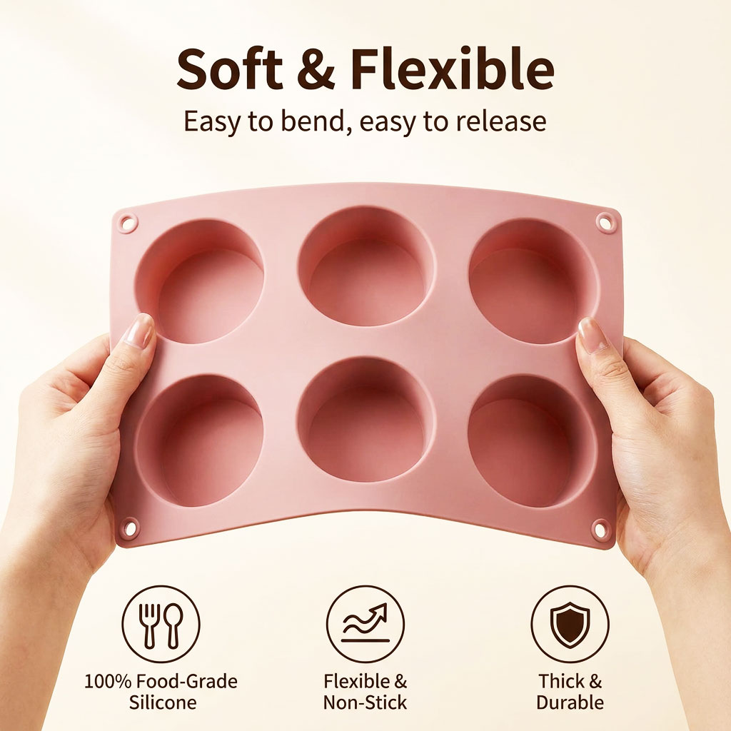 Forma de silicone redonda com  - Eco Soap avaliação e preço