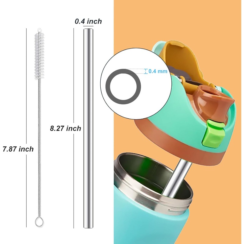 Canudo de Metal Substituto par - Reusable Straw avaliação e preço