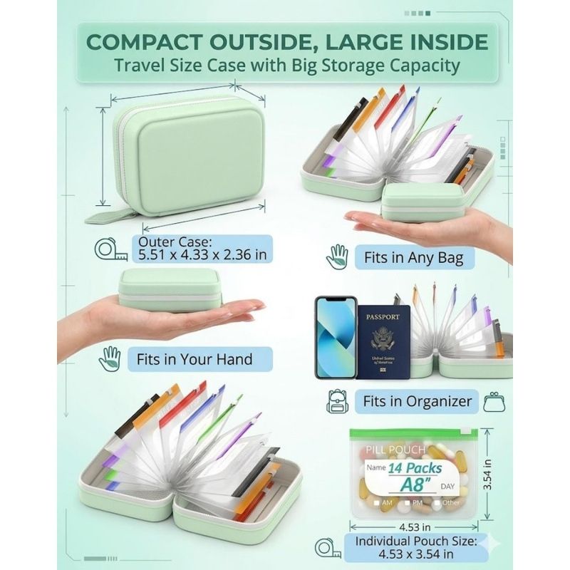 Organizador Semanal de Comprim - Reusable Bag avaliação e preço