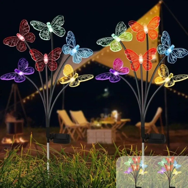 Luzes de Borboleta Alimentadas - Solar Garden Light avaliação e preço