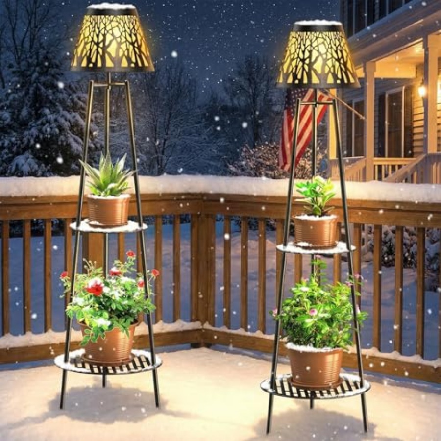 Conjunto de 2 Luminárias de Ch - Solar Garden Light avaliação e preço