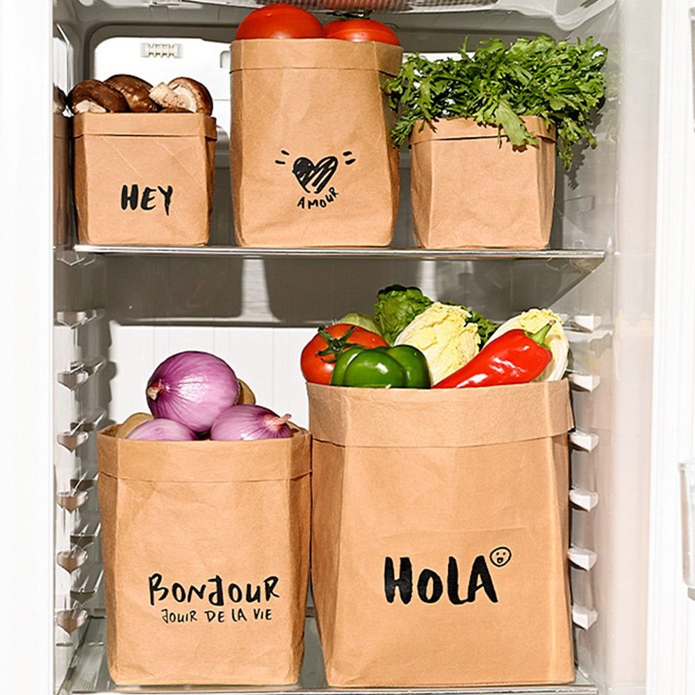 Saco de Papel Kraft Reutilizáv - Reusable Bag avaliação e preço