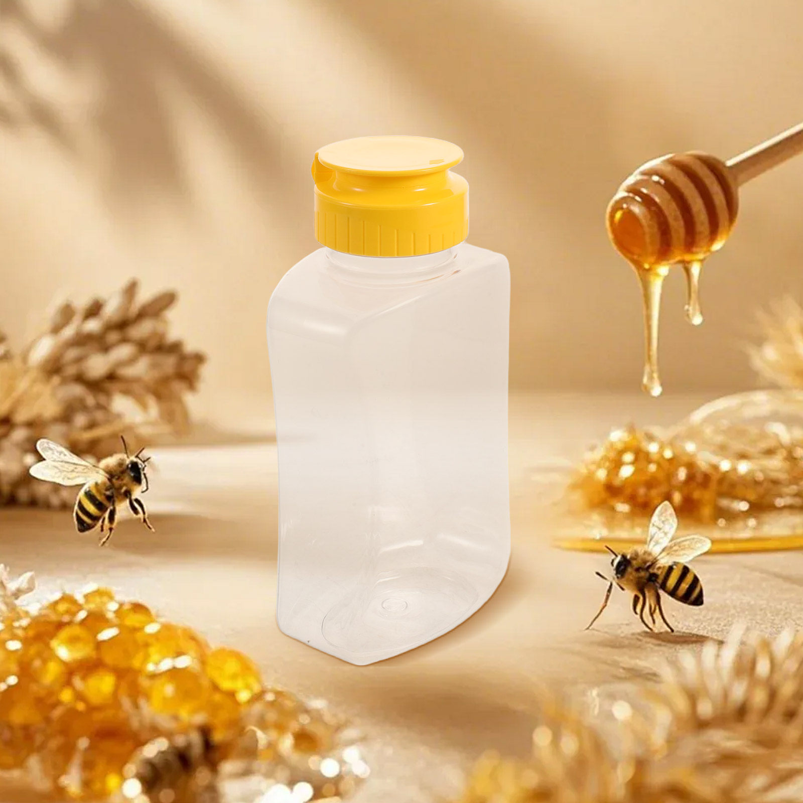 4 Frascos de Plástico para Mel - Reusable Bottle avaliação e preço