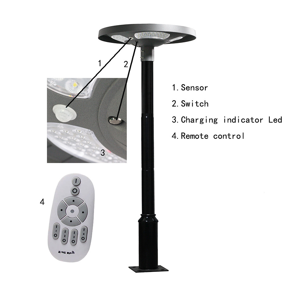 Luminária Solar LED UFO à Prov - Solar Garden Light avaliação e preço