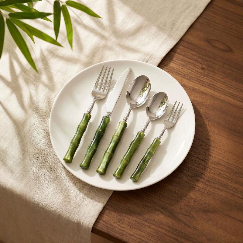 Talheres de Acrílico com Cabo  - Bamboo Cutlery avaliação e preço