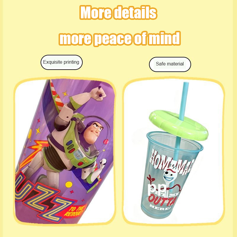 Copos de Plástico Toy Story 5, - Reusable Straw avaliação e preço