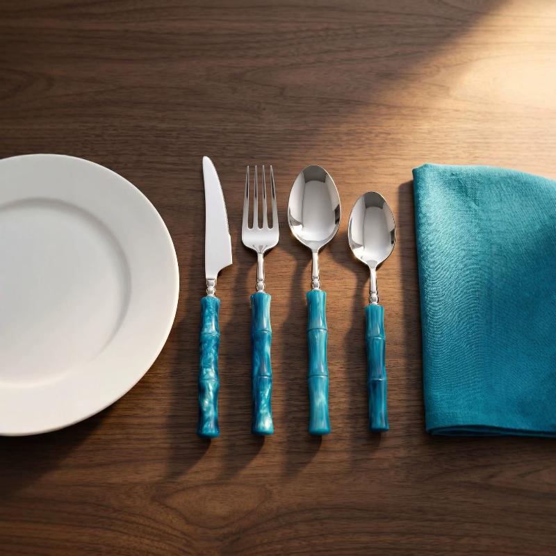 Talheres de Aço Inoxidável 304 - Bamboo Cutlery avaliação e preço