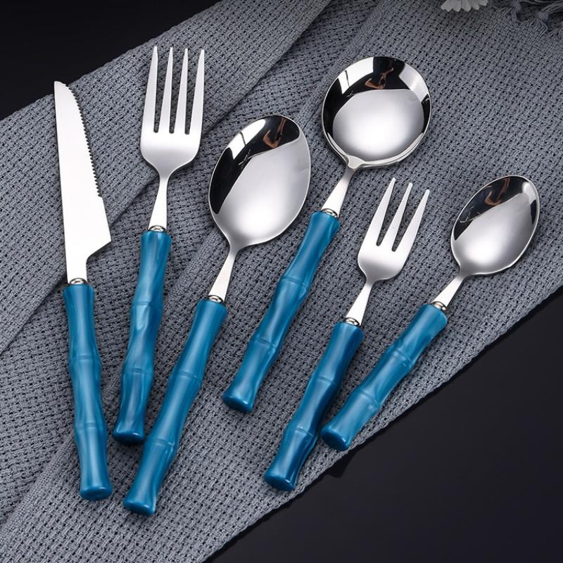 Talheres de Aço Inoxidável 304 - Bamboo Cutlery avaliação e preço